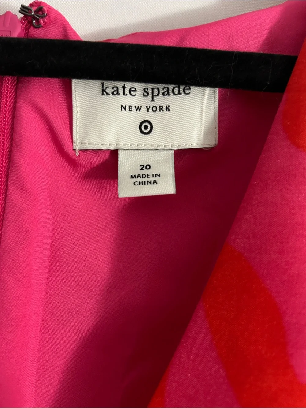 kate spade Hot Pink and Red Floral Dress